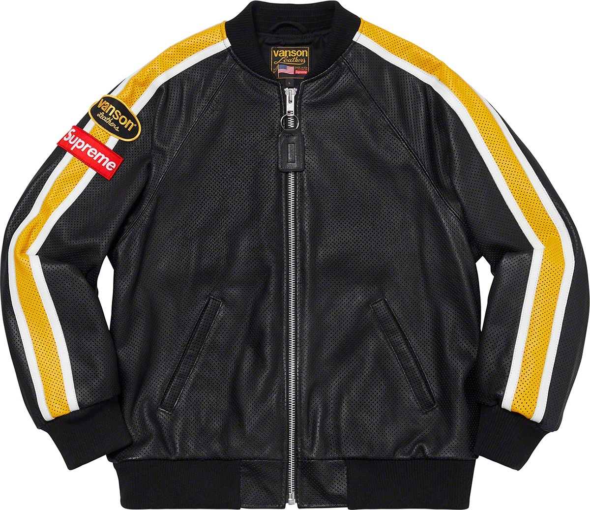 Supreme®/Vanson Leathers® Perforated Bomber Jacket view 11